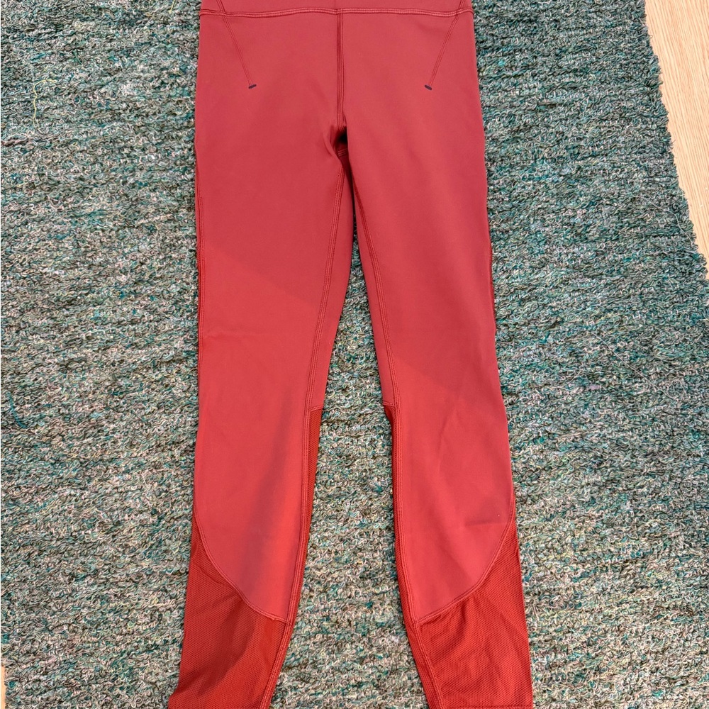 lululemon Burnt Orange High-Rise cropped Leggings